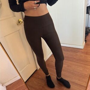 ALO Yoga Chocolate Brown Leggings